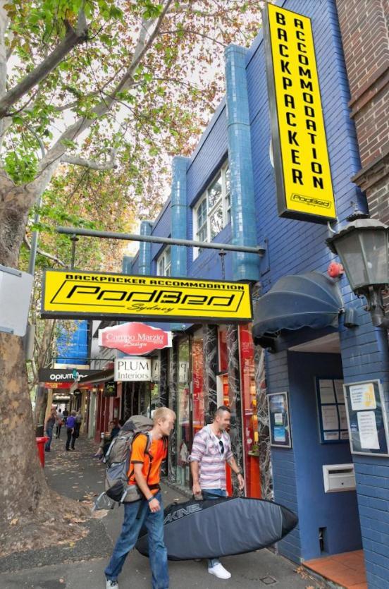 Podbed Sydney Hostel Ngoại thất bức ảnh